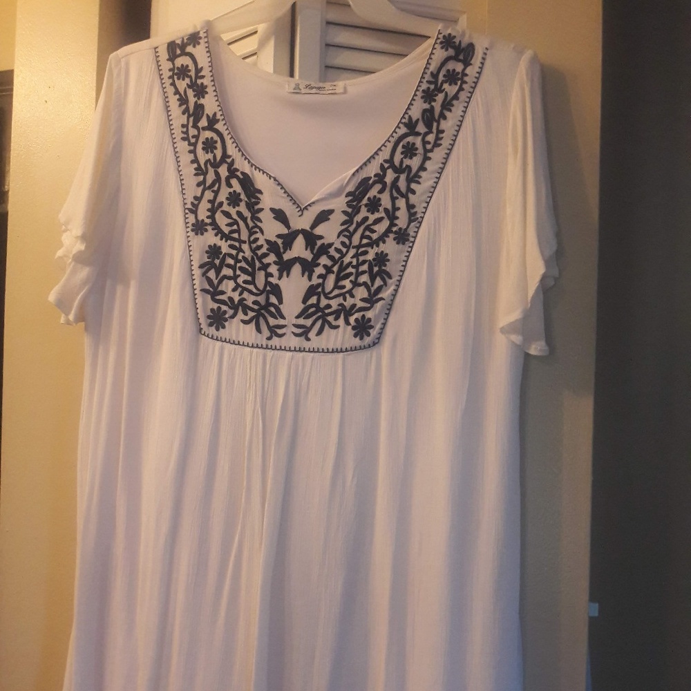White dress